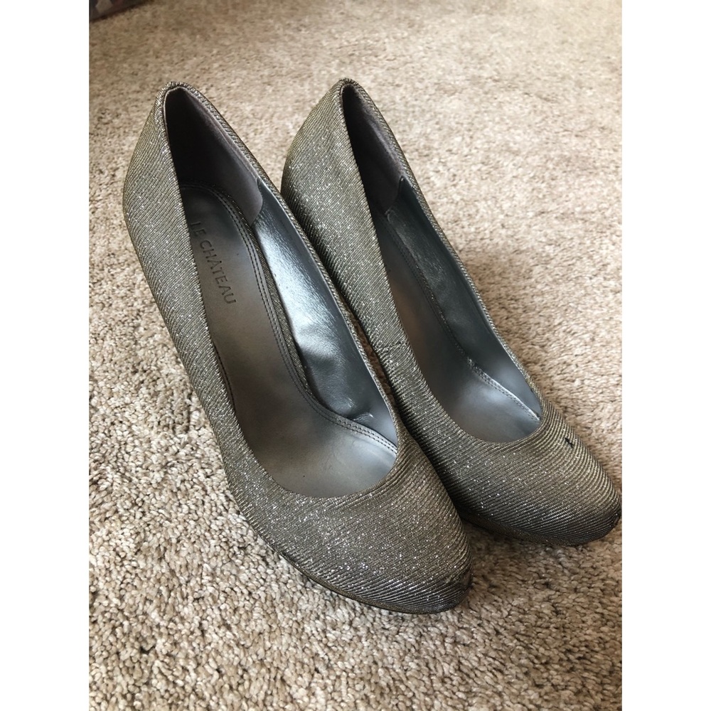 Glittery Le Chateau Heels